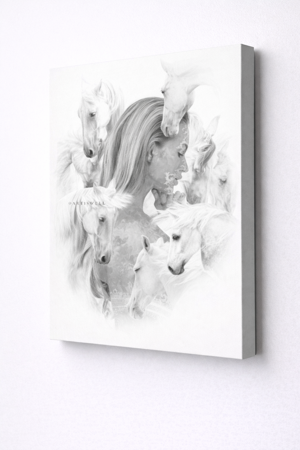 Dekozi Originals Exclusive Premium black & white Wall Art | Art is Well By Shaunak