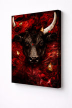 Dekozi Originals Exclusive Premium Bull Wall Art | Art is Well By Shaunak