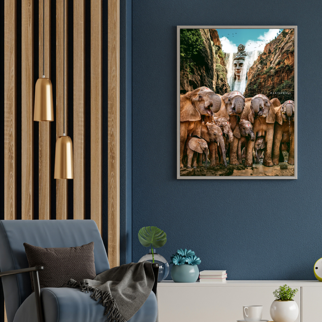 Dekozi Originals Exclusive Premium Shiva Wall Art | Art is Well By Shaunak