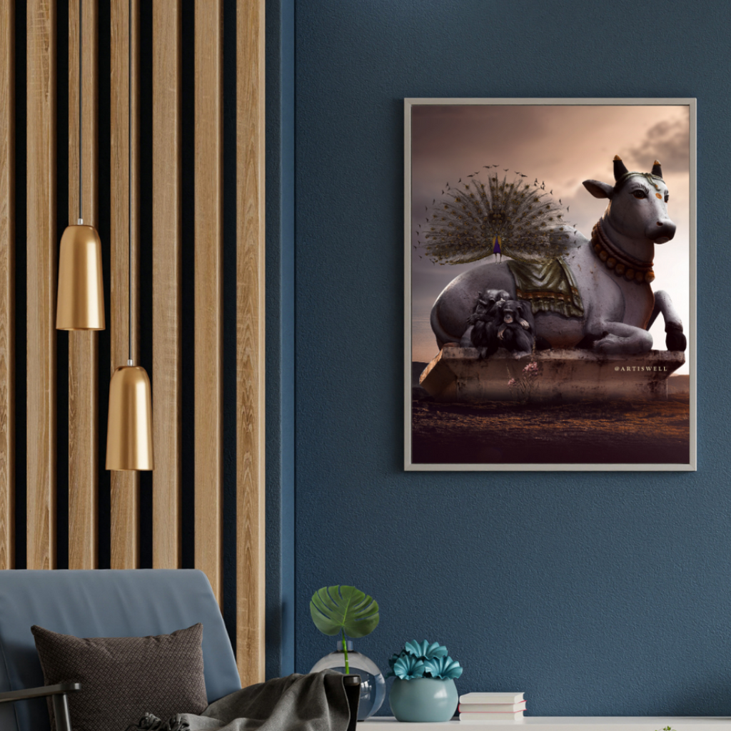 Divine Nandi Wall Art