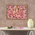 Divine Ganesha Floral Wallart
