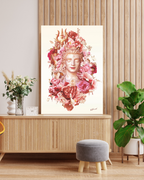 Divine Lord Shiv Ji Floral Wall Art