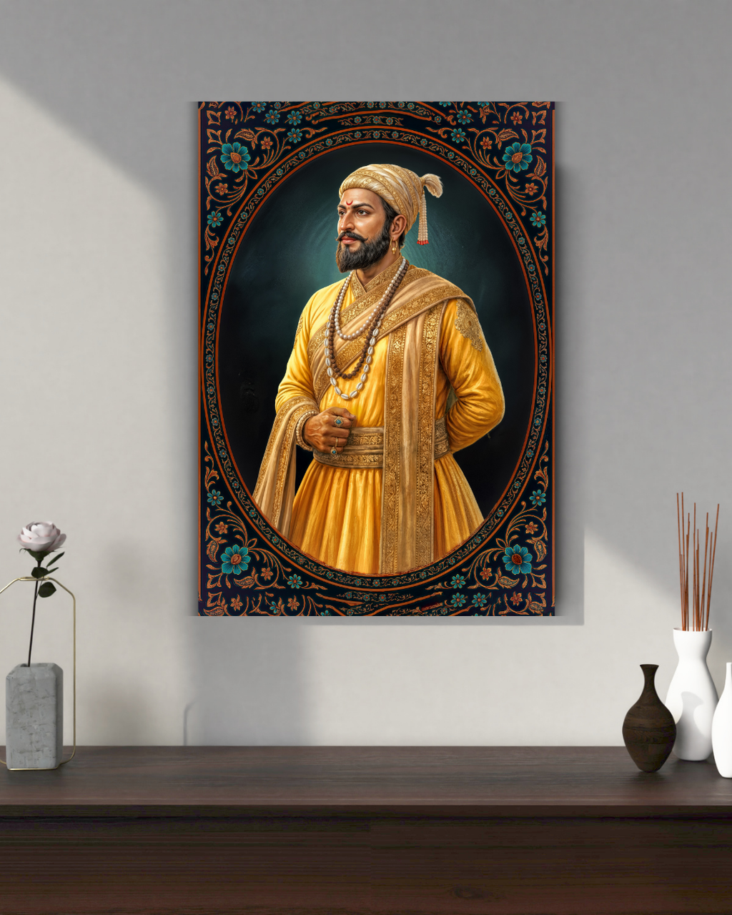 Dekozi Chhatrapati Shivaji Maharaj Wall Art – Symbol of Valor, Leadership & Swarajya