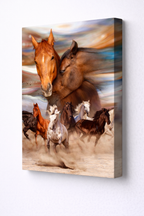 Dekozi Originals Exclusive Premium Horses Wall Art | Art is Well By Shaunak
