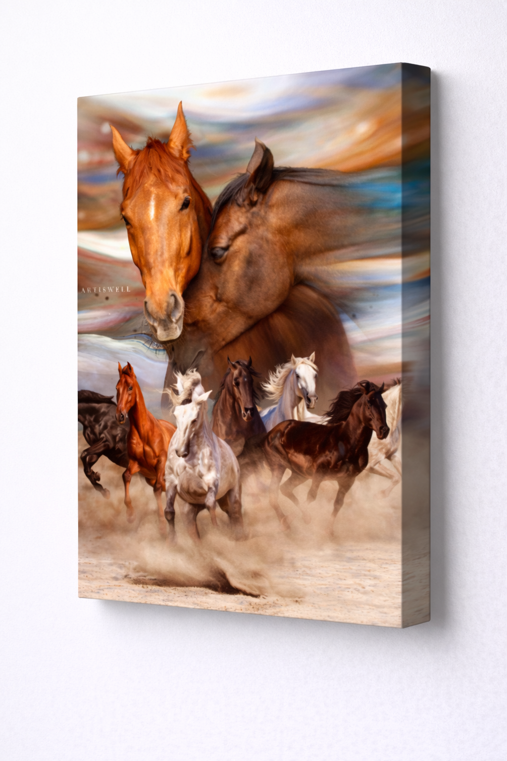 Dekozi Originals Exclusive Premium Horses Wall Art | Art is Well By Shaunak