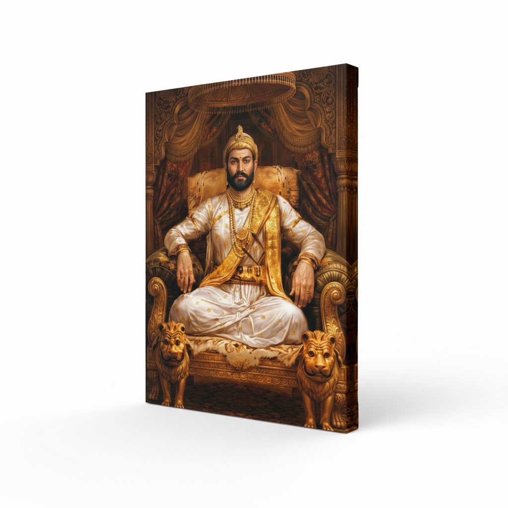 Dekozi Chhatrapati Shivaji Maharaj Wall Art – Symbol of Valor, Leadership & Swarajya