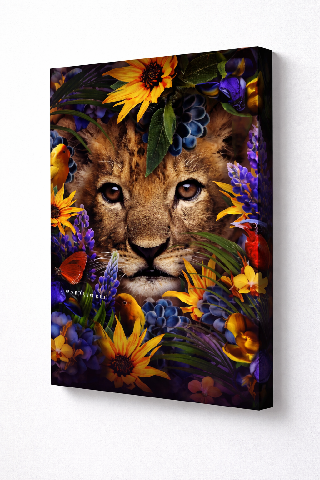 Dekozi Originals Exclusive Premium Lion Wall Art | Art is Well By Shaunak