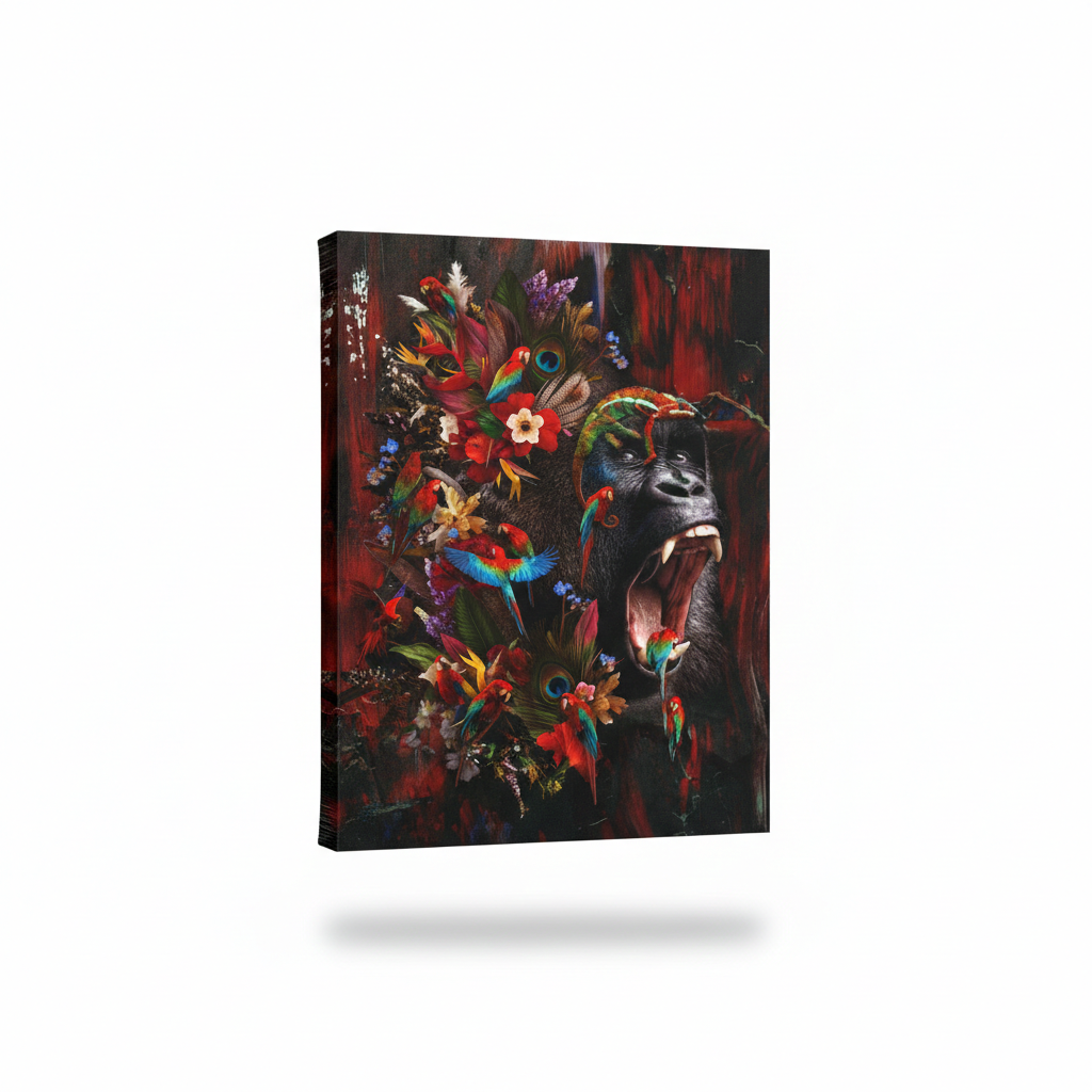 Dekozi originals Framed Abstract Gorilla Artwork