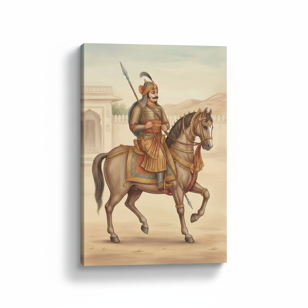 Dekozi Maharana Pratap Wall Art – Symbol of Courage, Pride & Royal Legacy