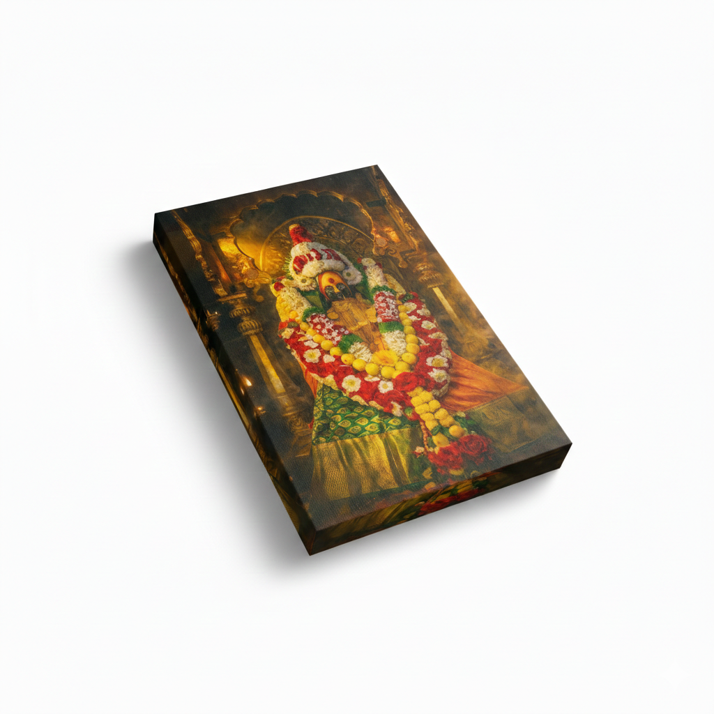 Dekozi Divine Tulja Devi Ji Wall Art - Symbol of Faith, Protection & Eternal Blessings