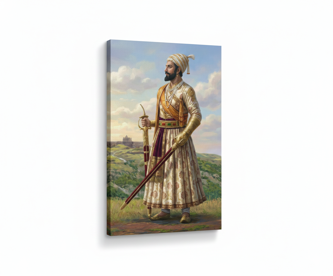 Dekozi Chhatrapati Shivaji Maharaj Wall Art – Symbol of Valor, Leadership & Swarajya