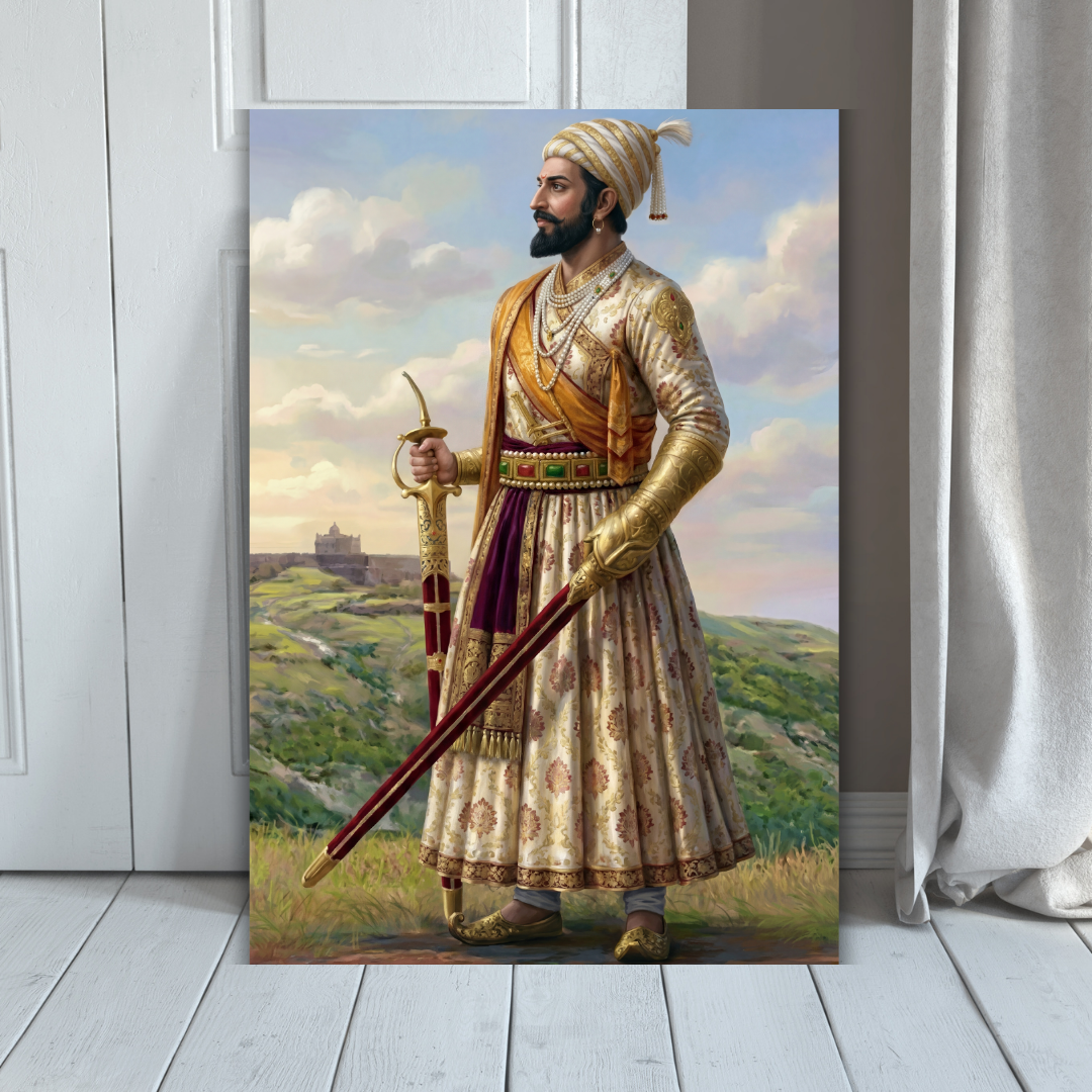 Dekozi Chhatrapati Shivaji Maharaj Wall Art – Symbol of Valor, Leadership & Swarajya