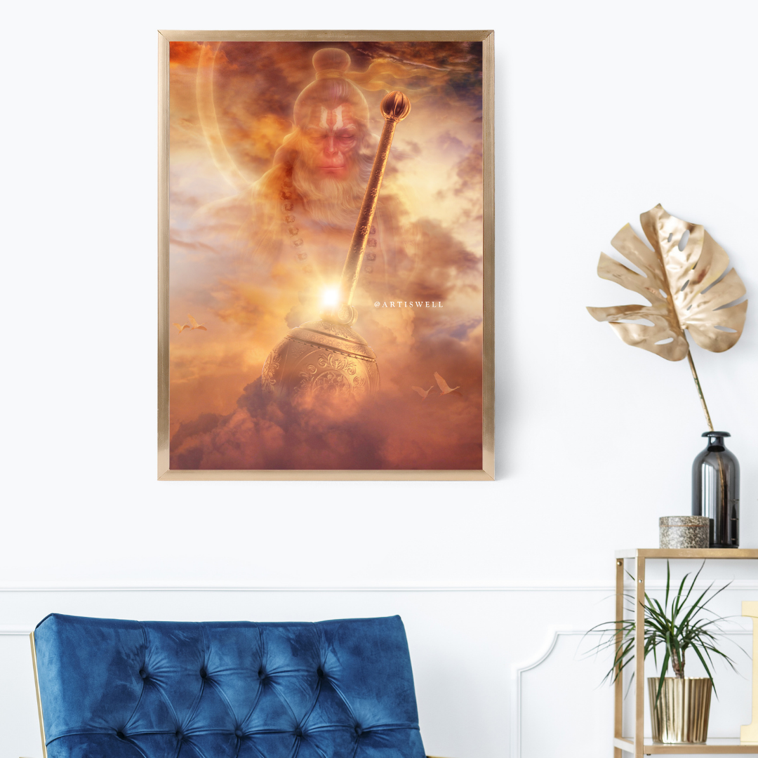 Dekozi Originals Divine Lord Hanuman Wall Art