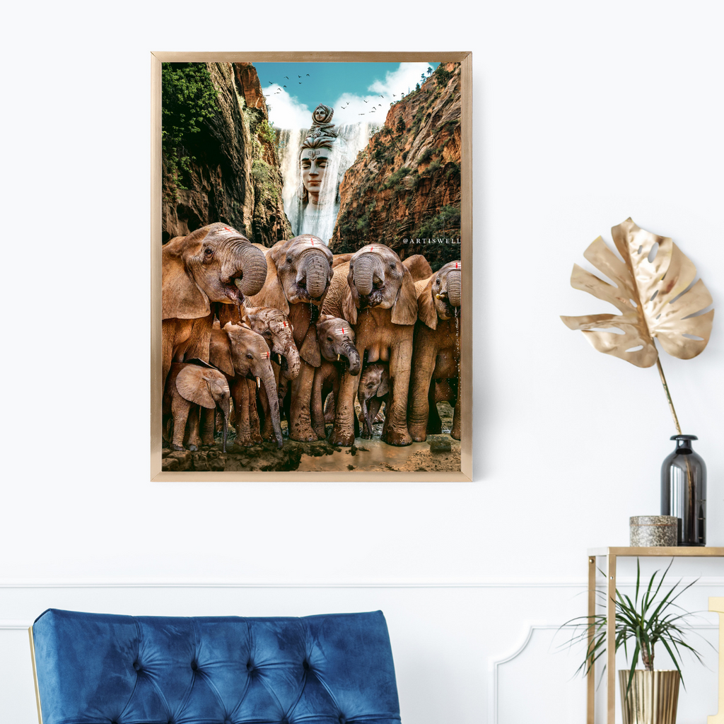 Dekozi Originals Exclusive Premium Shiva Wall Art | Art is Well By Shaunak