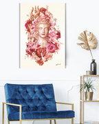 Divine Lord Shiv Ji Floral Wall Art