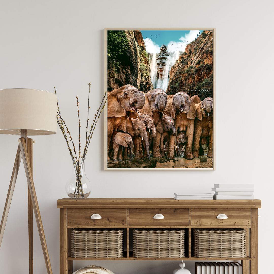Dekozi Originals Exclusive Premium Shiva Wall Art | Art is Well By Shaunak