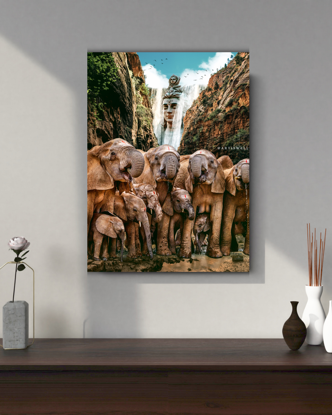 Dekozi Originals Exclusive Premium Shiva Wall Art | Art is Well By Shaunak