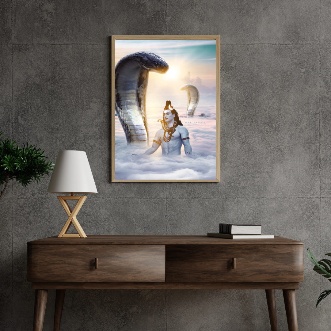 Dekozi Originals Exclusive Premium Shiva Wall Art | Art is Well By Shaunak
