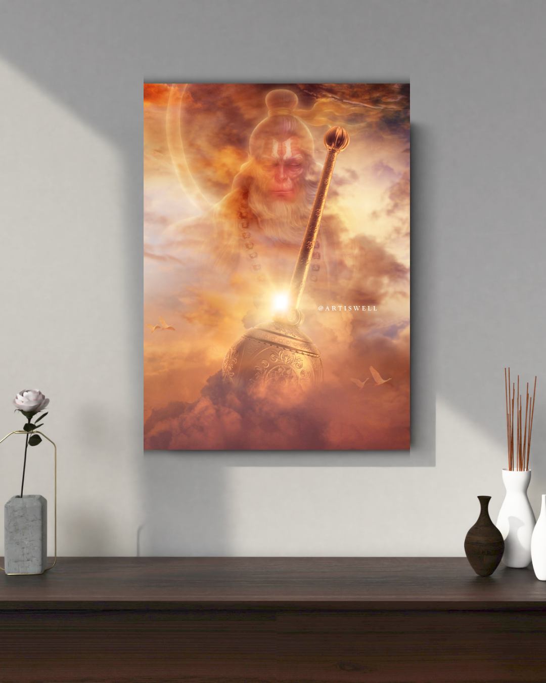 Dekozi Originals Divine Lord Hanuman Wall Art