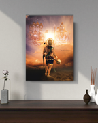 Dekozi Originals Lord Hanuman Divine Wall Art
