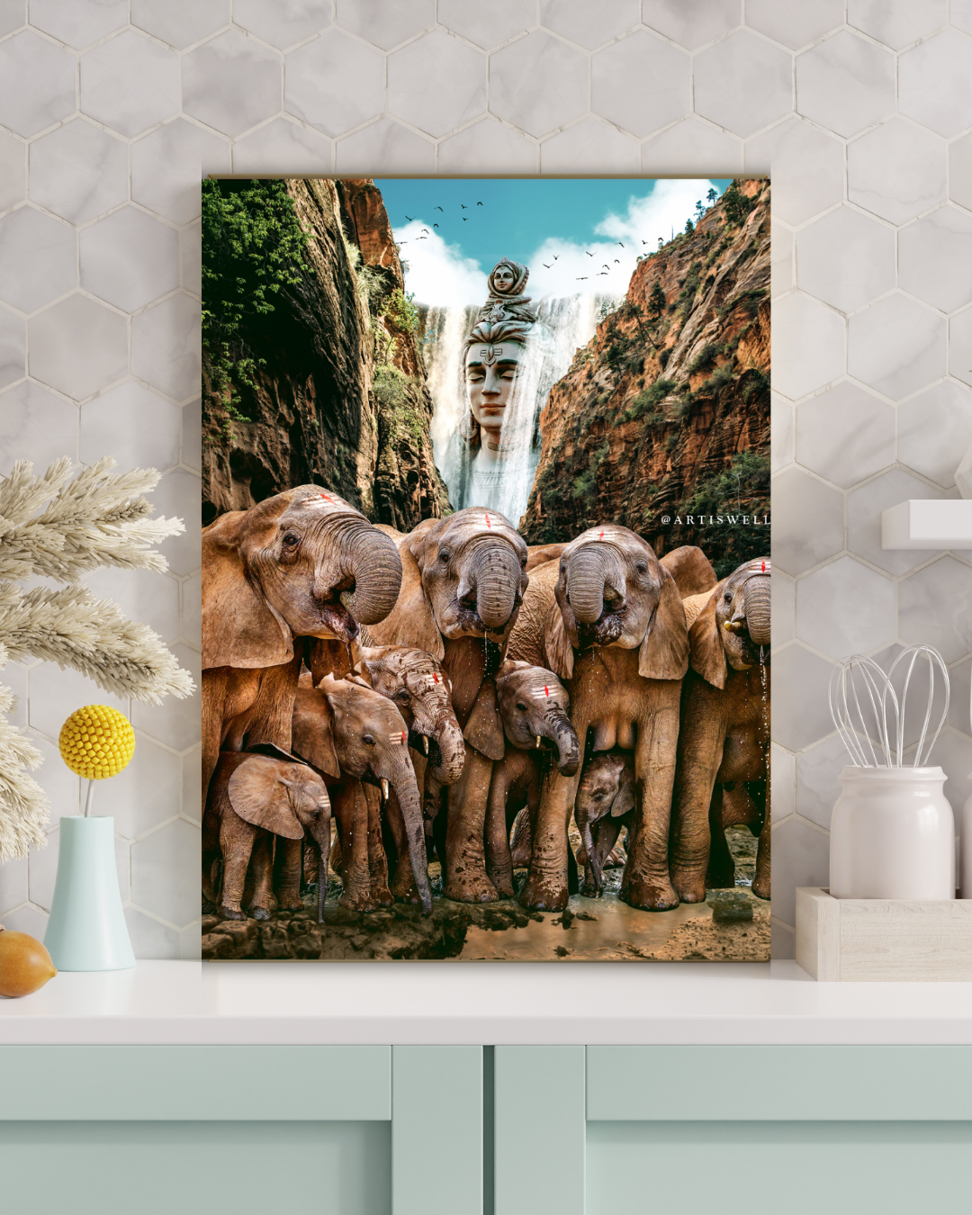 Dekozi Originals Exclusive Premium Shiva Wall Art | Art is Well By Shaunak