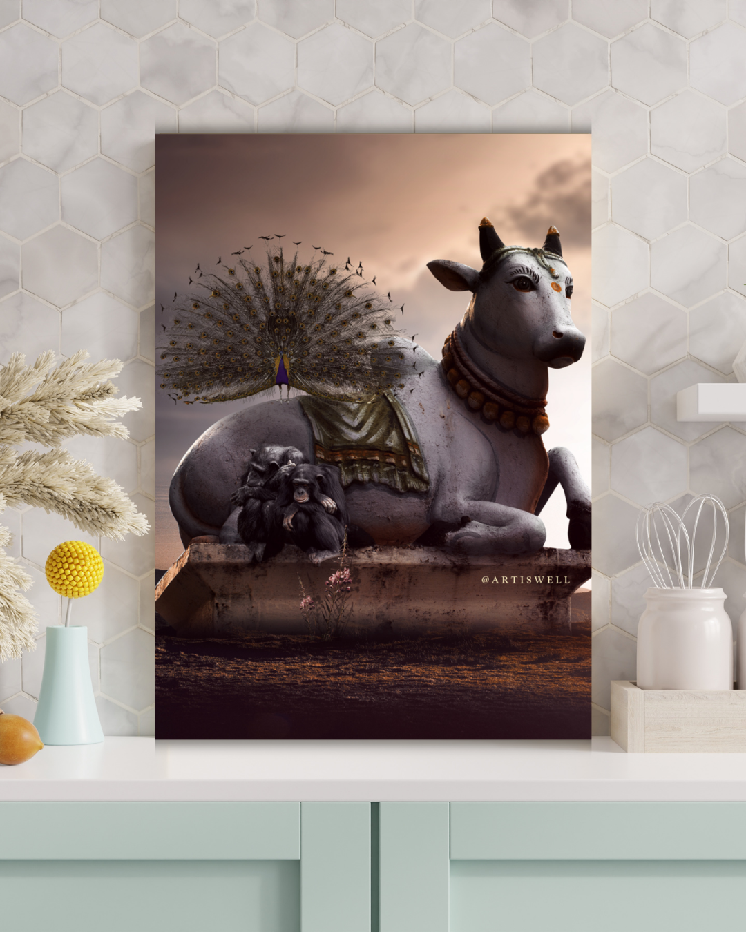 Divine Nandi Wall Art