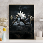 Dekozi Divine Shiv Shakti Framed Art Work