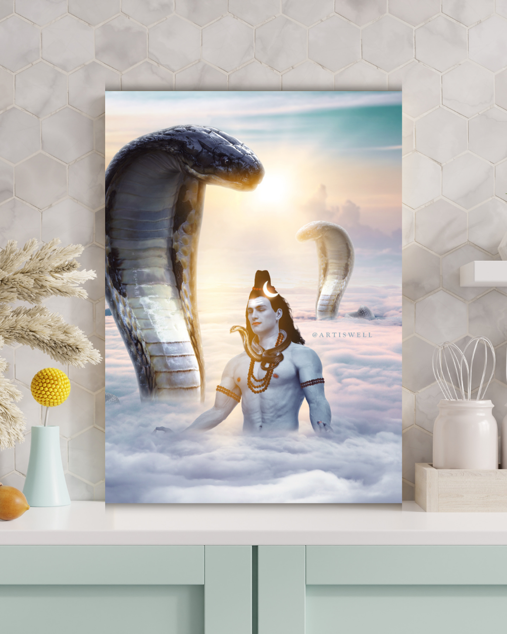 Dekozi Originals Exclusive Premium Shiva Wall Art | Art is Well By Shaunak