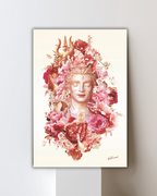 Divine Lord Shiv Ji Floral Wall Art