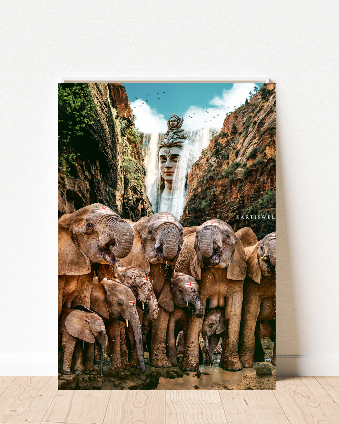 Dekozi Originals Exclusive Premium Shiva Wall Art | Art is Well By Shaunak