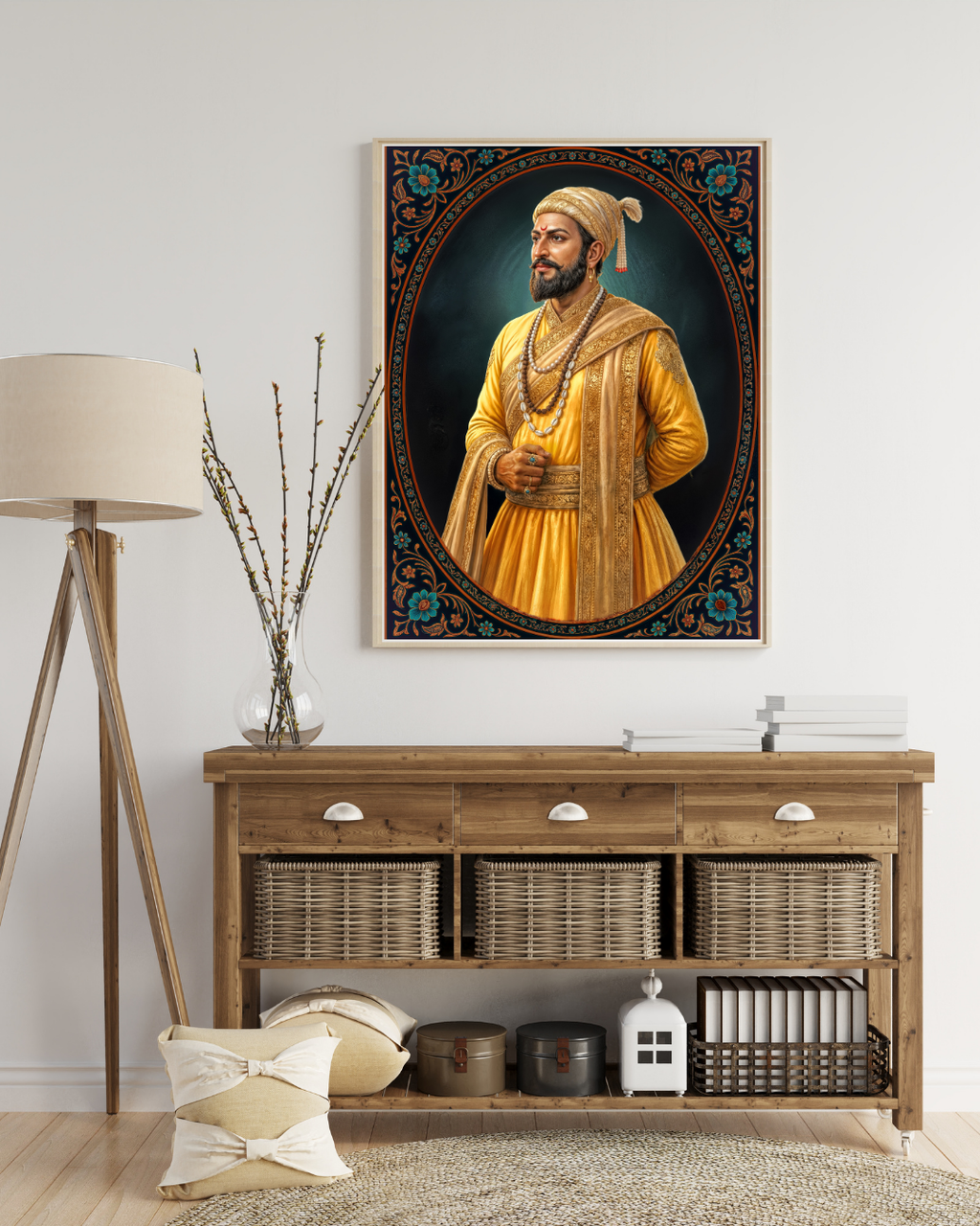 Dekozi Chhatrapati Shivaji Maharaj Wall Art – Symbol of Valor, Leadership & Swarajya
