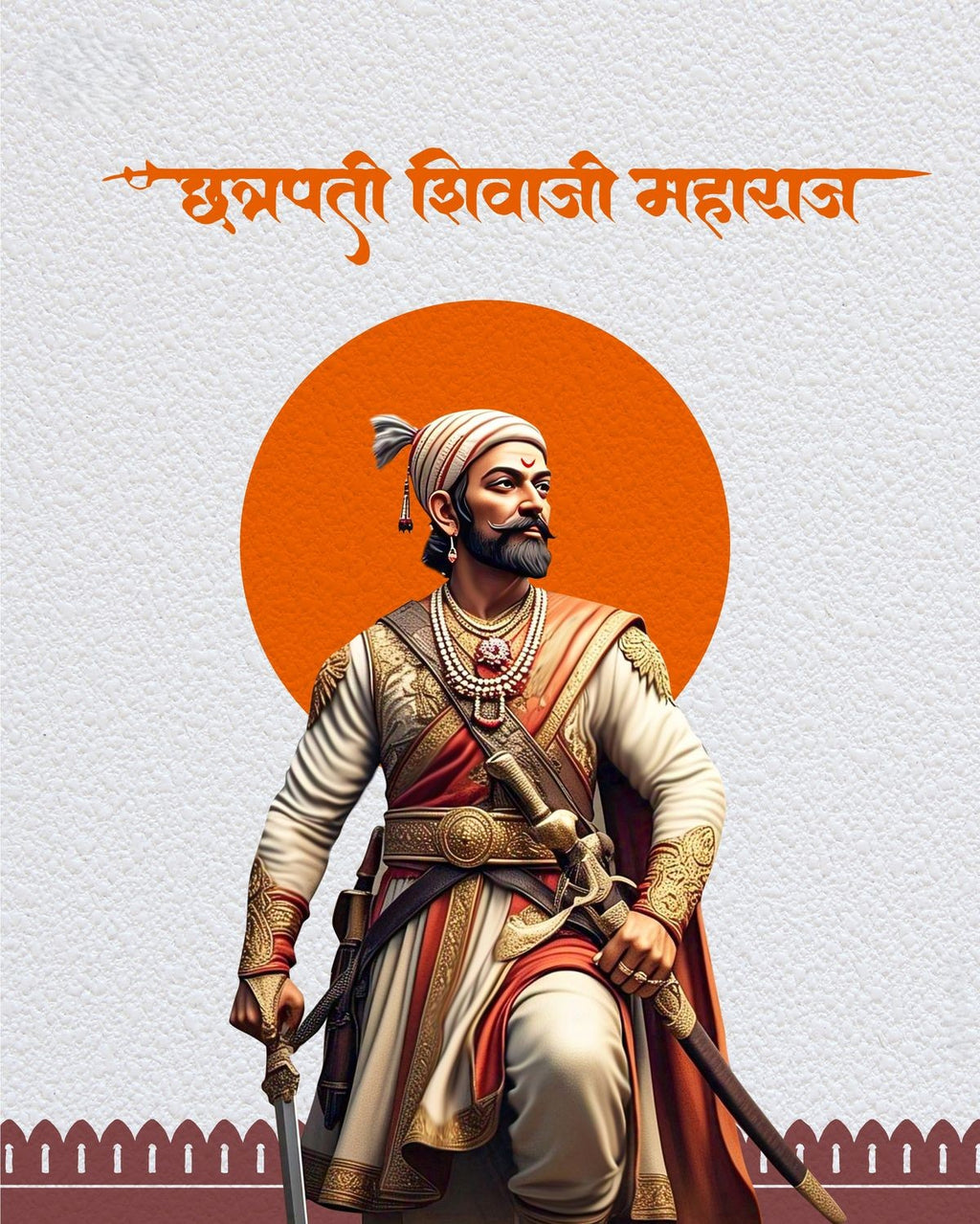 Dekozi Chhatrapati Shivaji Maharaj Wall Art – Symbol of Valor, Leadership & Swarajya