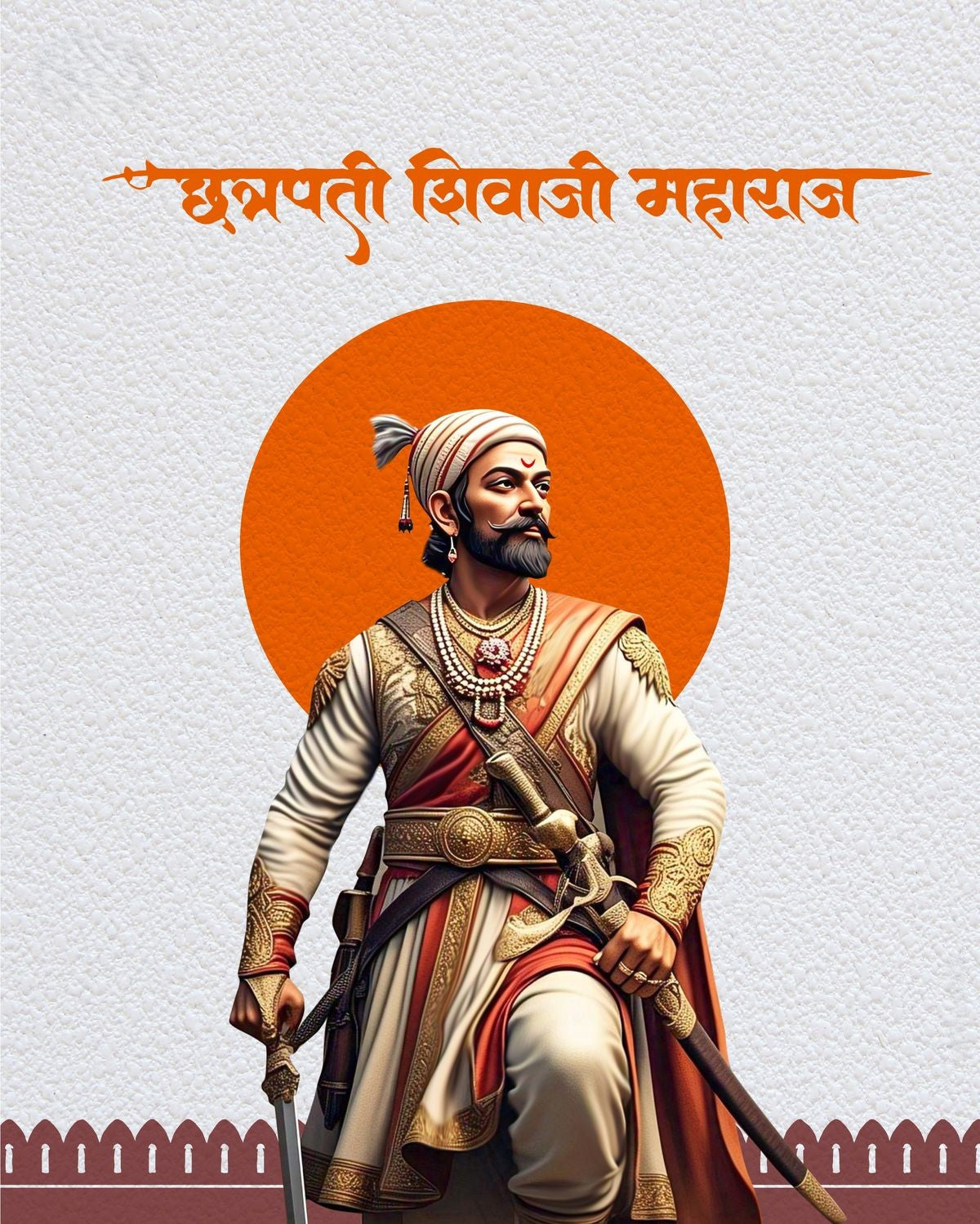 Dekozi Chhatrapati Shivaji Maharaj Wall Art – Symbol of Valor, Leadership & Swarajya