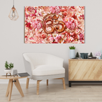 Divine OM floral Framed Wallart