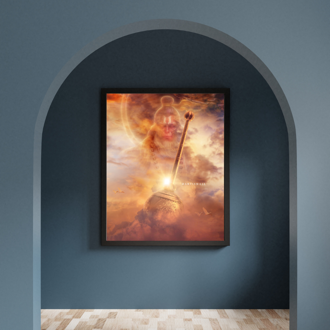Dekozi Originals Divine Lord Hanuman Wall Art