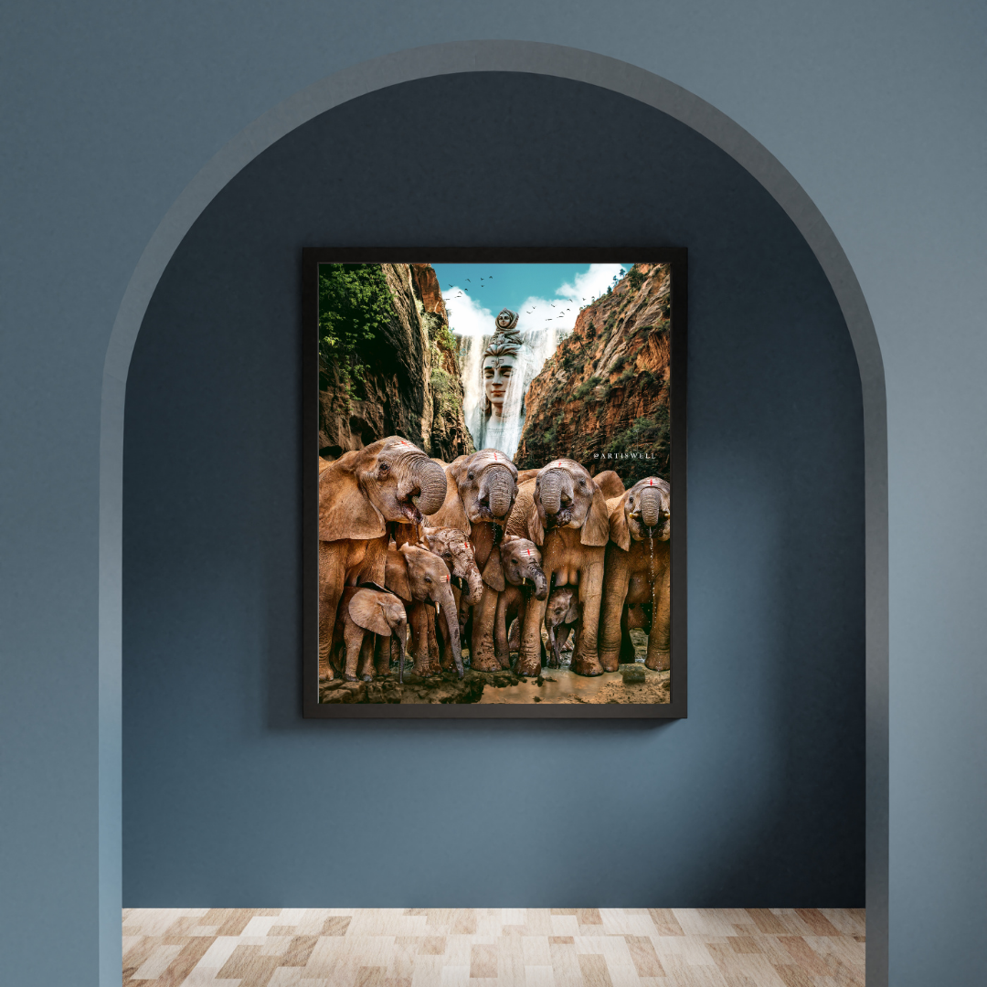 Dekozi Originals Exclusive Premium Shiva Wall Art | Art is Well By Shaunak