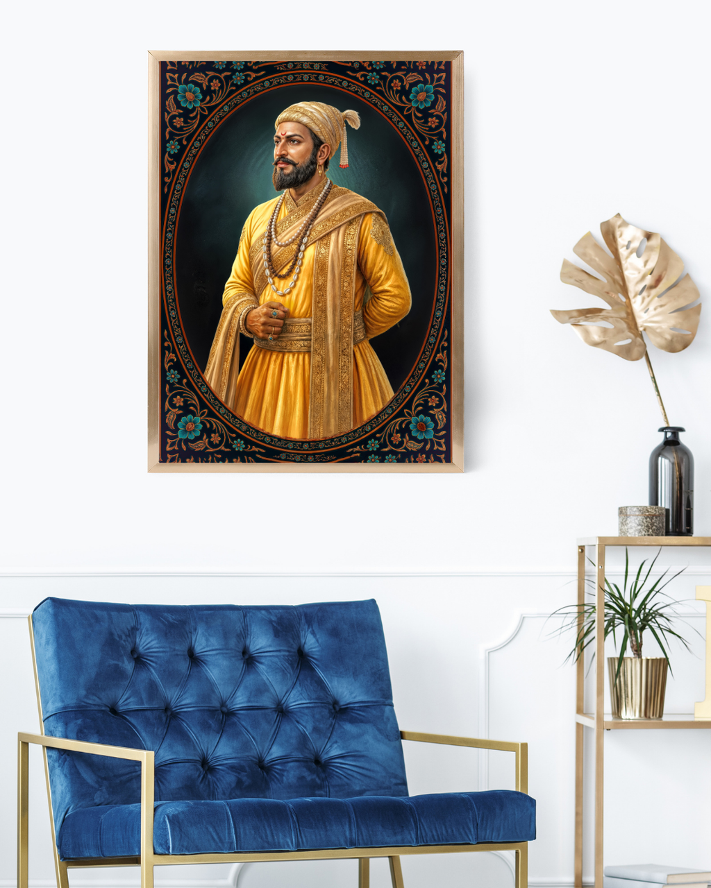 Dekozi Chhatrapati Shivaji Maharaj Wall Art – Symbol of Valor, Leadership & Swarajya
