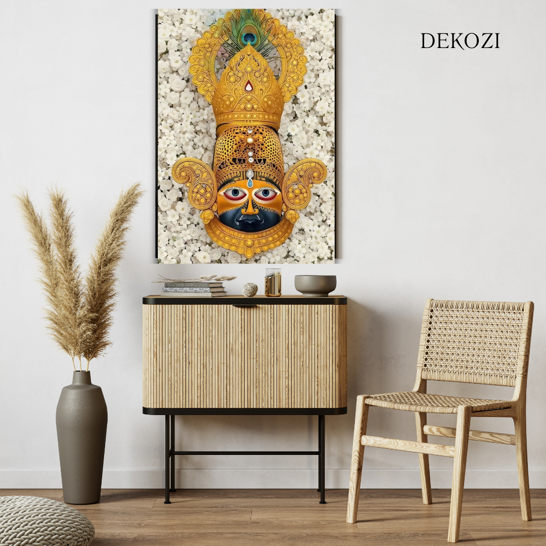 Divine KHATU SHYAM JI Wall Art – Symbol of Faith, Protection & Eternal Blessings