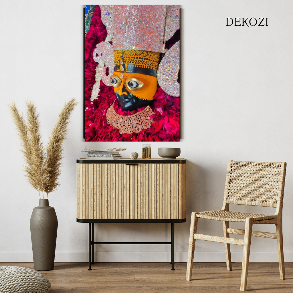 Divine KHATU SHYAM JI Wall Art – Symbol of Faith, Protection & Eternal Blessings