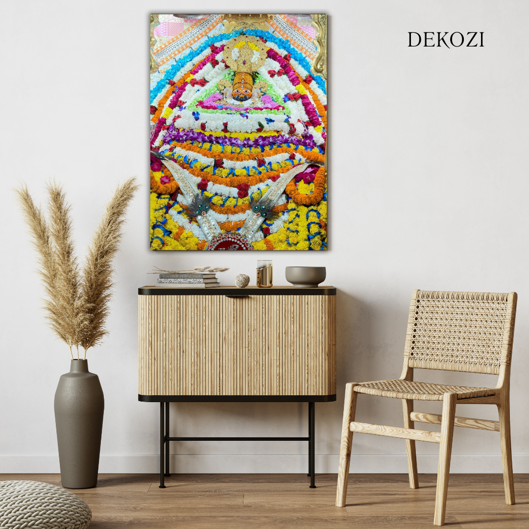 Divine KHATU SHYAM JI Wall Art – Symbol of Faith, Protection & Eternal Blessings
