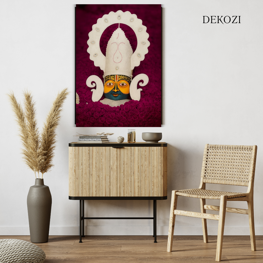 Dekozi Khatu Shyam Ji Wall Art – Symbol of Faith, Devotion & Divine Blessings