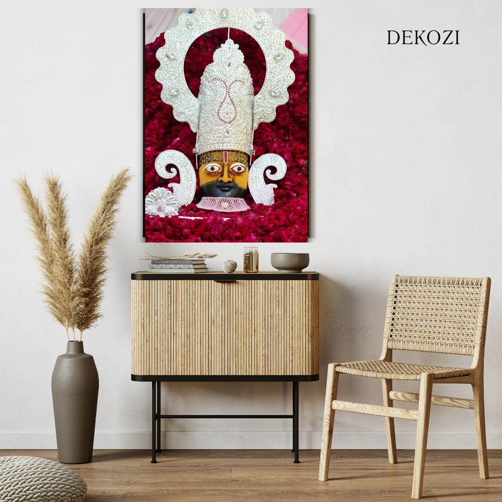 Divine KHATU SHYAM JI Wall Art – Symbol of Faith, Protection & Eternal Blessings