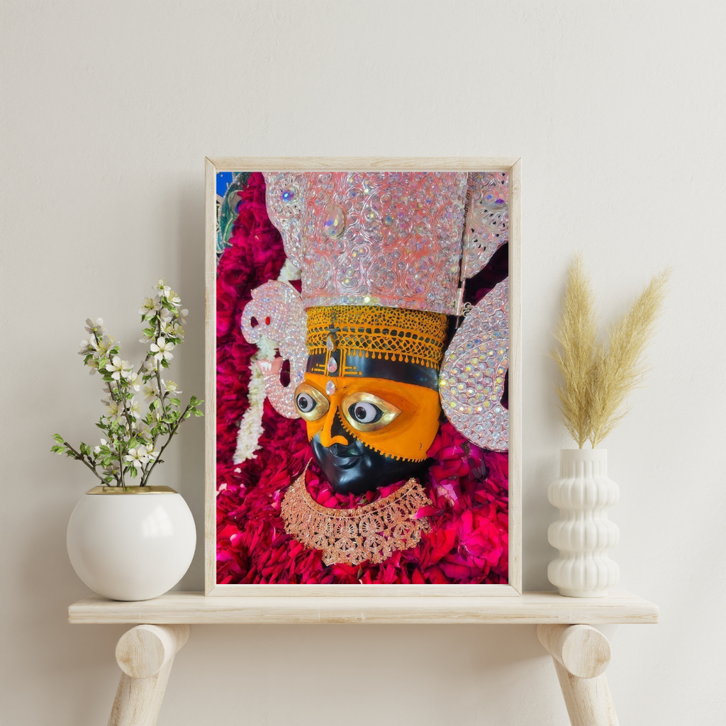 Divine KHATU SHYAM JI Wall Art – Symbol of Faith, Protection & Eternal Blessings