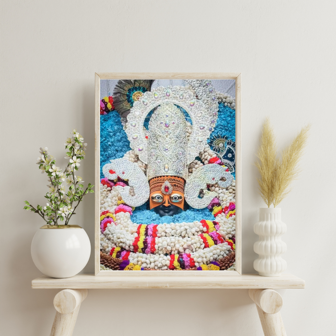 Dekozi Khatu Shyam Ji Wall Art – Symbol of Faith, Devotion & Divine Blessings