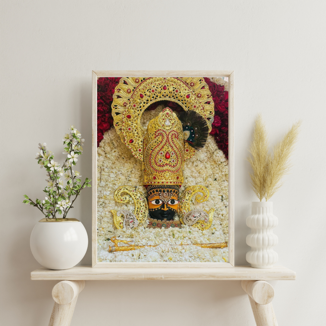 Divine KHATU SHYAM JI Wall Art – Symbol of Faith, Protection & Eternal Blessings