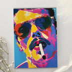 Pop Art Portrait Photo Frame Wall Art with Frame