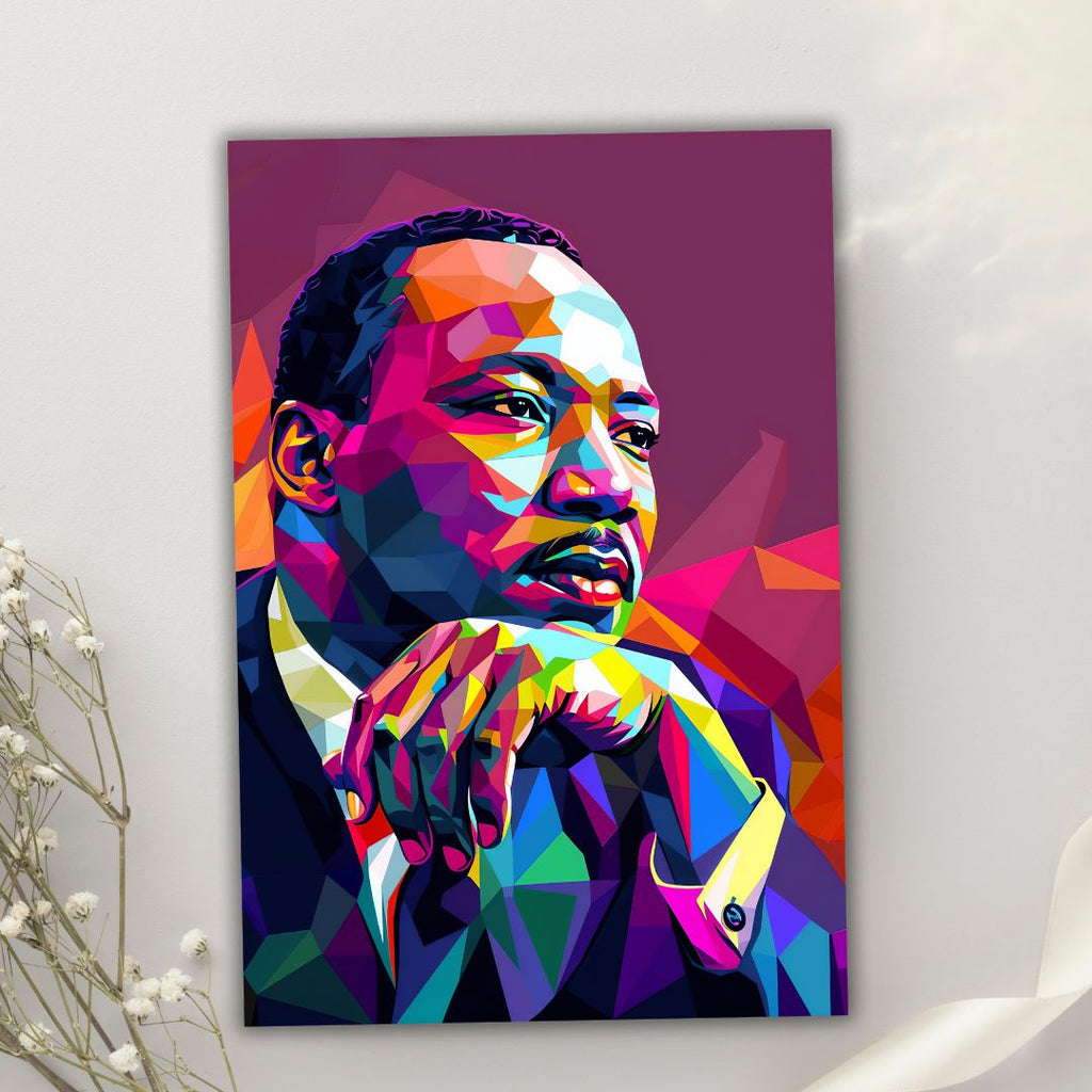 Pop Art Portrait Photo Frame Wall Art with Frame