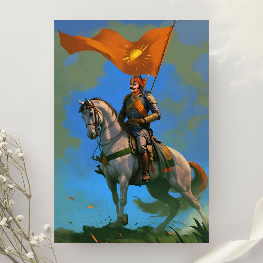 Dekozi Maharana Pratap Wall Art – Symbol of Courage, Pride & Royal Legacy