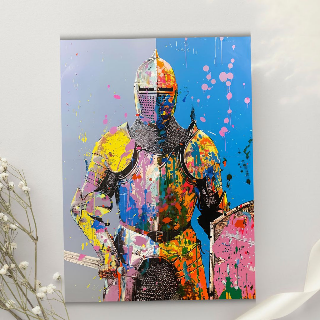 Pop Art Portrait Photo Frame Wall Art with Frame