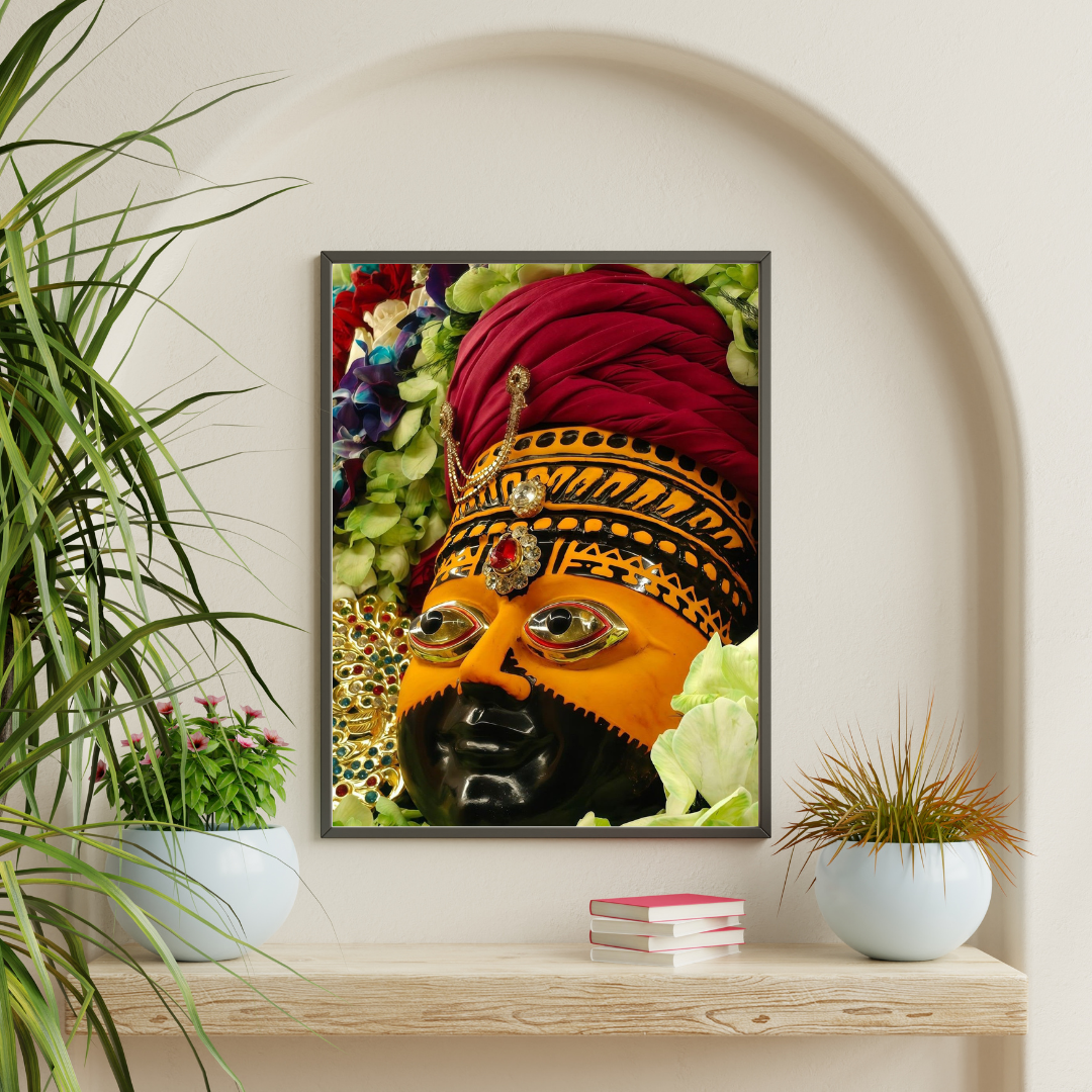 Dekozi Khatu Shyam Ji Wall Art – Symbol of Faith, Devotion & Divine Blessings